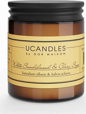 Свеча ароматическая Свеча White Sandalwood & Clary Sage Botanique VASO 200.0 – фото 5