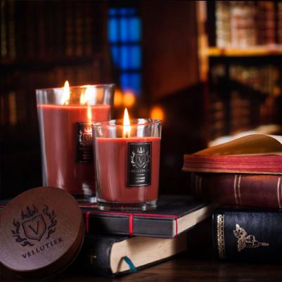 Свеча средняя Старинная библиотека 225гр / Vintege Library – фото 1