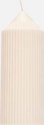 Декоративная свеча Columns Lines beige 185 г