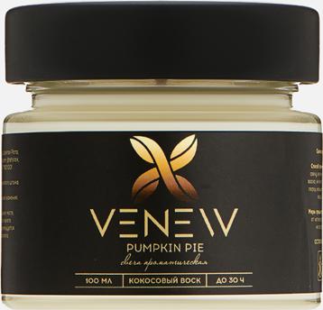 Свеча ароматическая с деревянным фитилем Pumpkin pie 100.0