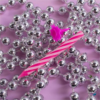 Набор свечей для торта 154 шт., 5.7 см, 56 держателей, в блистере, 591448 – фото 4