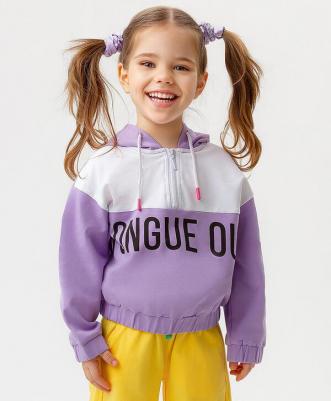 Худи детское 123BBGMC16210000, фиолетовый, 110