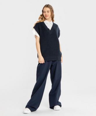 Школьный жилет, размер 128, синий – фото 5