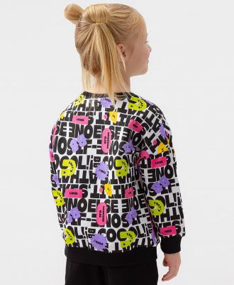 Свитшот детский 123BBGMC16110025, цвет мультицвет, размер 104 – фото 5