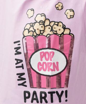 Свитшот со спущенным рукавом и манжетами розовый 222BBGP16021200 р.122 – фото 1