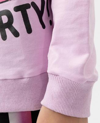 Свитшот со спущенным рукавом и манжетами розовый 222BBGP16021200 р.122 – фото 2