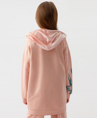 Толстовка детская 123BBGJC16161200 розовый, 134 – фото 2