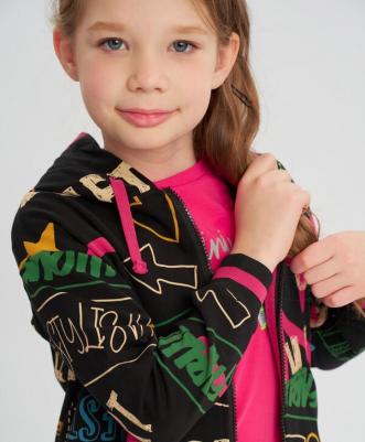 Толстовка детская 123BBGMC16140825, цвет черный, размер 110 – фото 4