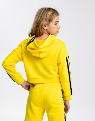 Толстовка детская 223BBGJC16022700, желтый, 158 – фото 4