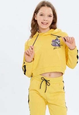 Толстовка детская 223BBGJC16022700, желтый, 158