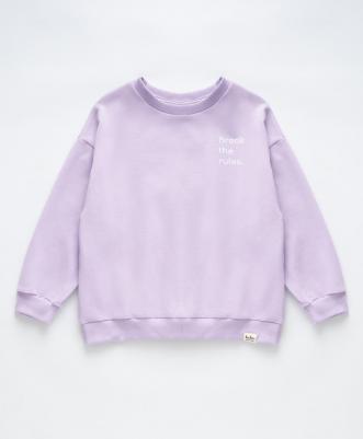 Толстовка, средней длины, размер 104, фиолетовый – фото 4