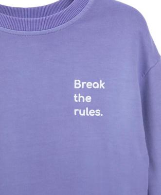 Толстовка, средней длины, размер 116, фиолетовый – фото 8