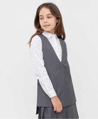 Жилет детский 222BBGS4702, серый, 152 – фото 2