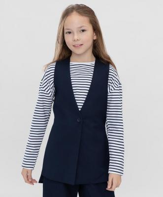 Жилет детский 222BBGS4702, синий, 122