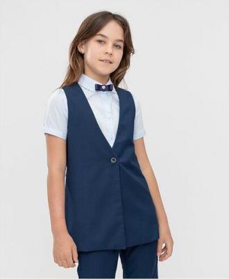 Жилет детский 222BBGS4702, синий, 146 – фото 3