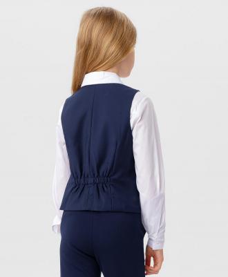 Жилет классический темно-синий (152) – фото 1