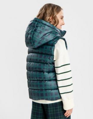 Жилет с принтом в клетку (134) – фото 7