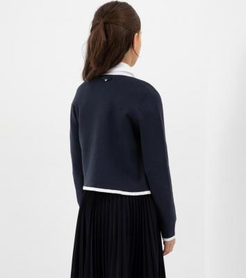 Кардиган детский 200GSGC3503 цв. синий р. 158 – фото 4