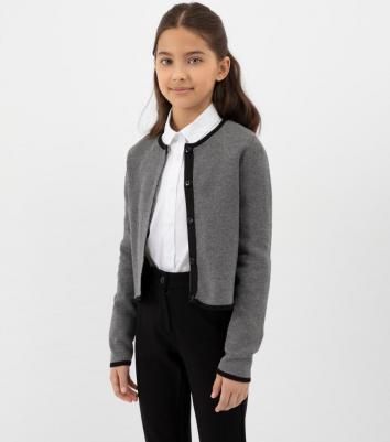 Кардиган детский 200GSGC3507 цв. серый р. 158