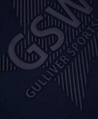 Толстовка распашная с баской синяя для девочки, 122, 22403GMC1607 – фото 1