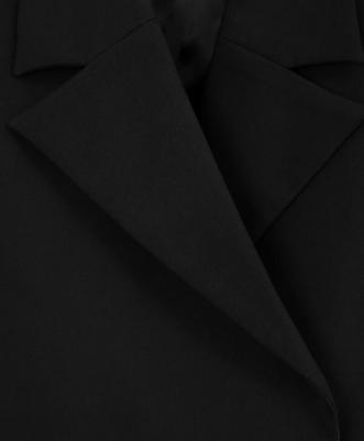 Жилет укороченный со съёмным поясом чёрный для девочки, 140, 224GSGJC4701 – фото 3