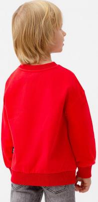 Свитшот детский 123BBBMC16013500, цвет красный, размер 98 – фото 4