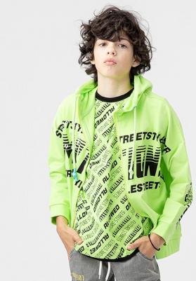 Толстовка детская 123BBBJC16154800 салатовый, 158