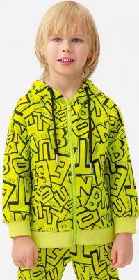Толстовка детская 123BBBMC16045513, цвет салатовый, размер 128