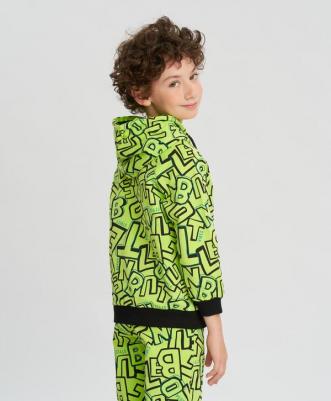 Толстовка детская 123BBBMC16045513, цвет салатовый, размер 98 – фото 1