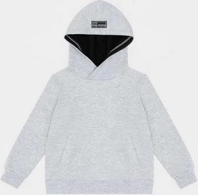 Толстовка детская 221BBBB16021900 серый р.158 – фото 3