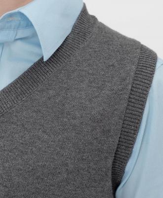 Жилет детский 222BBBS3001, серый, 158 – фото 4