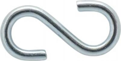 S-образный оцинкованный крюк 13 7652 1