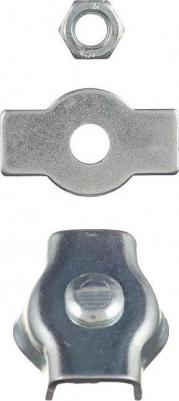 Зажим троса Simplex 6 мм белый цинк 1 шт 243370 – фото 1