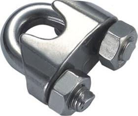 Зажим для стальных канатов DIN 741 оцинкованный, 3 мм 2 шт. МС 1271142
