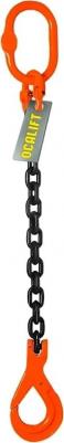 Цепной строп 1СЦ 3,15т 1м с самозакрывающимся крюком одноветвевой цепь глазированная 10x30 T8 G80 1sc3150t1sf