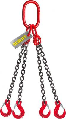Цепной строп 4СЦ 6,7т 1,5м цепь глазированная Т8 G80 4sc6700t15f