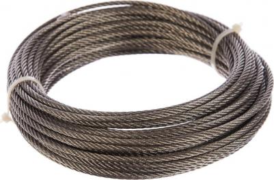 Трос нержавеющий, D 4 мм, 20 м – фото 1