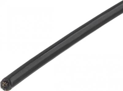 Трос стальной 2/3 мм 10 м цвет черный