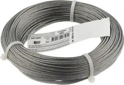 Трос стальной 2 мм 50 м – фото 3