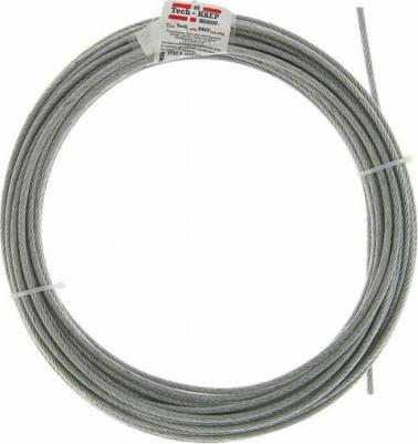 Трос стальной в ПВХ изоляции d3.0-4.0мм (уп.10м) 127855 ( 1упак. ) – фото 1