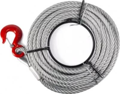 Канат 1271127 для лебёдки МТМ 5400 (тип ZNL), 20 м, 5.4 т, d=20 мм – фото 1