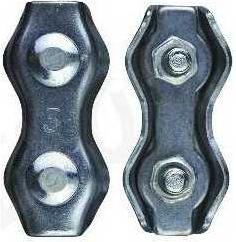 Двойной зажим троса 4-304445-05 – фото 2