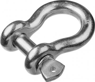 Оцинкованная омегообразная такелажная скоба 304525-19