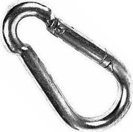 Оцинкованный карабин 4-304545-05 – фото 1