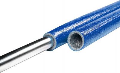 Теплоизоляция для труб ПЭ 6х22 мм бухта 10 м синяя 4620105835138 – фото 2