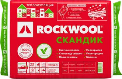 Базальтовая вата Лайт Баттс Скандик 800х600х100 мм 6 плит в упаковке - характеристики – фото 9