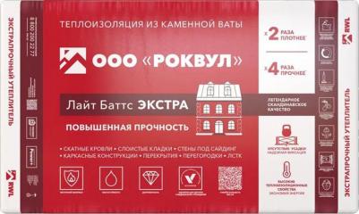 Утеплитель Лайт Баттс Экстра 100х600х1000 мм 2,4 кв.м