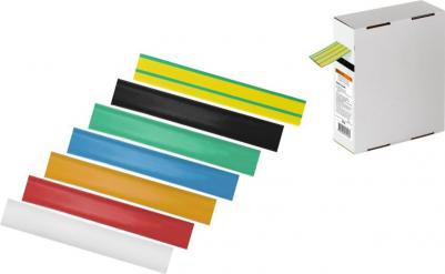 Термоусаживаемая трубка ТУТнг 10/5 желтая в коробке, цена за 1 упак