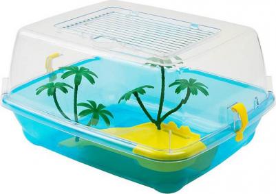 Террариум мини закрытый голубой 32х20,5х7 см 8058093273445