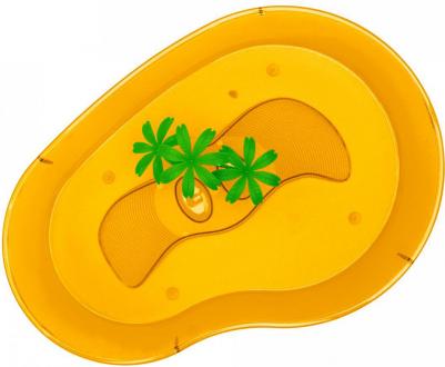 Террариум открытый, 40х28х9,5 см, оранжевый – фото 9